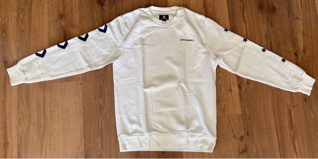Sudadera Converse blanca hombre talla M