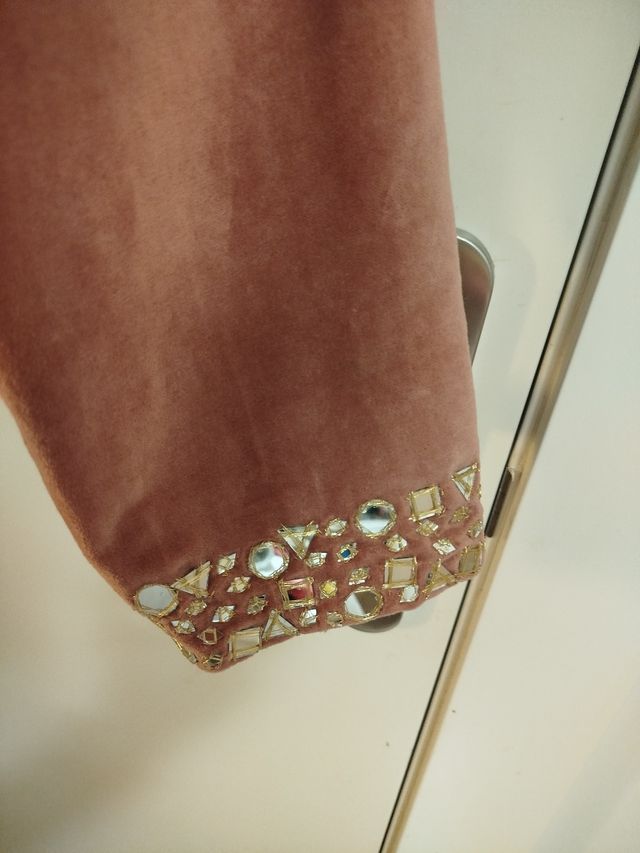 Chaqueta Mulaya Terciopelo con Cristales Talla M