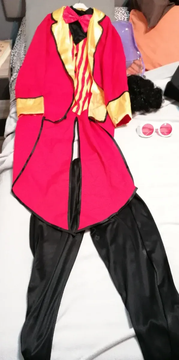 Disfraz Domador Circo Rojo y Negro