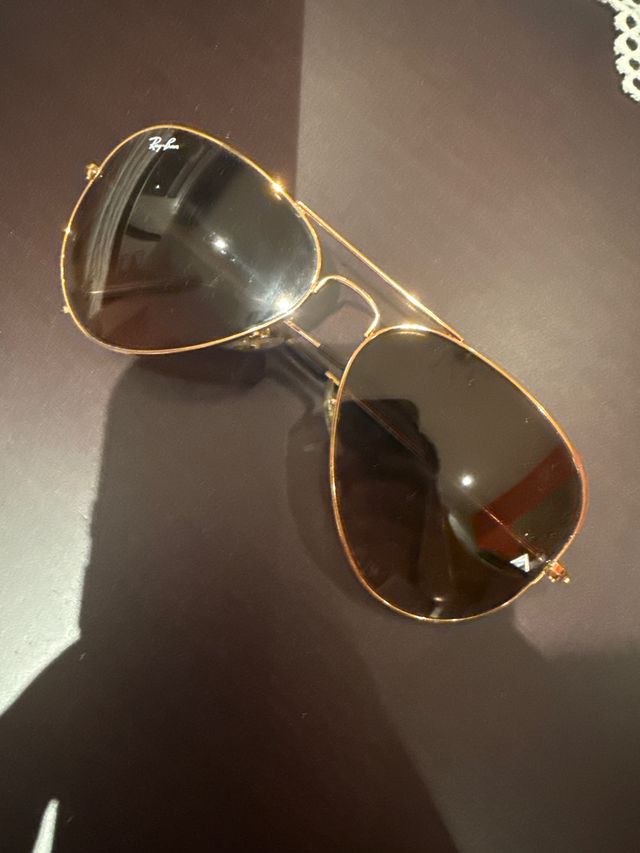Gafas Ray-Ban Aviator Grandes Dorado