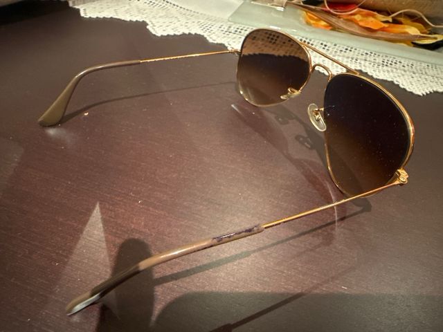 Gafas Ray-Ban Aviator Grandes Dorado