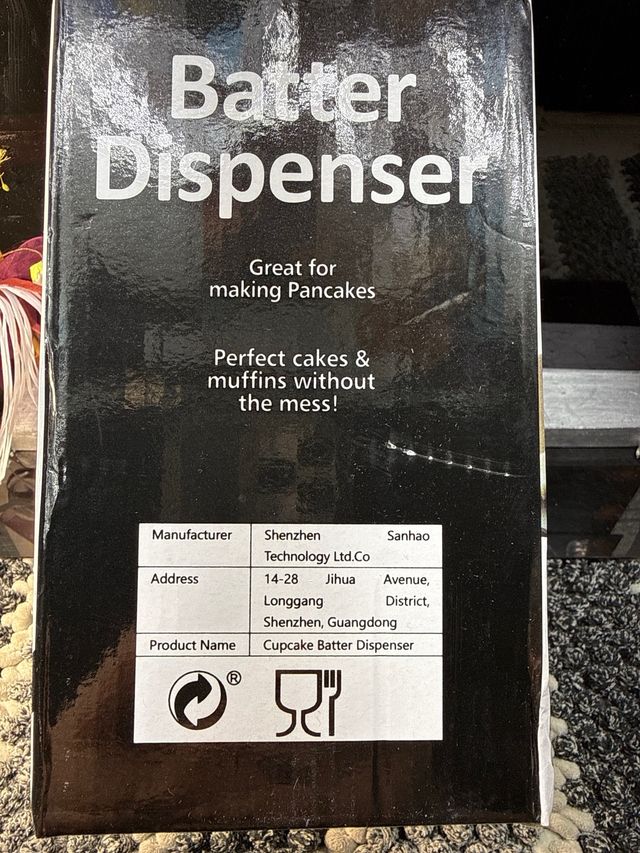 Dispensador de masa para repostería