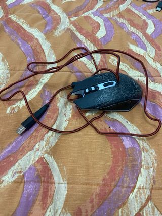 Teclado y Ratón Gaming Negro/Rojo