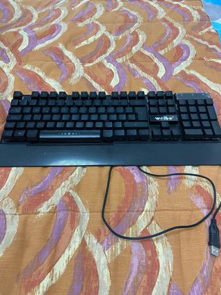Teclado y Ratón Gaming Negro/Rojo