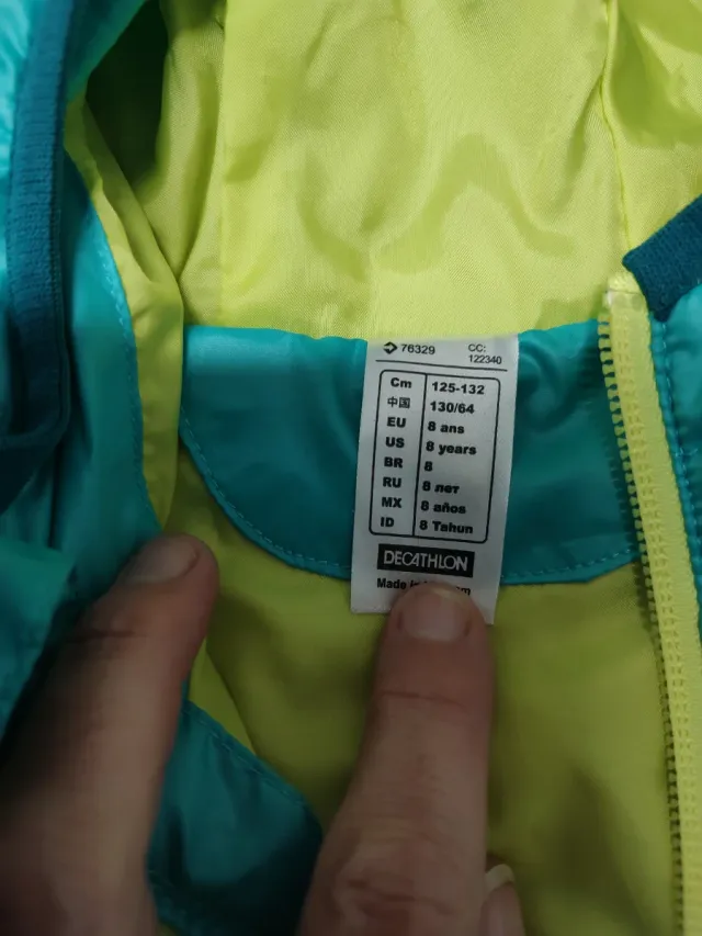 Chaleco Decathlon Talla 8 Años