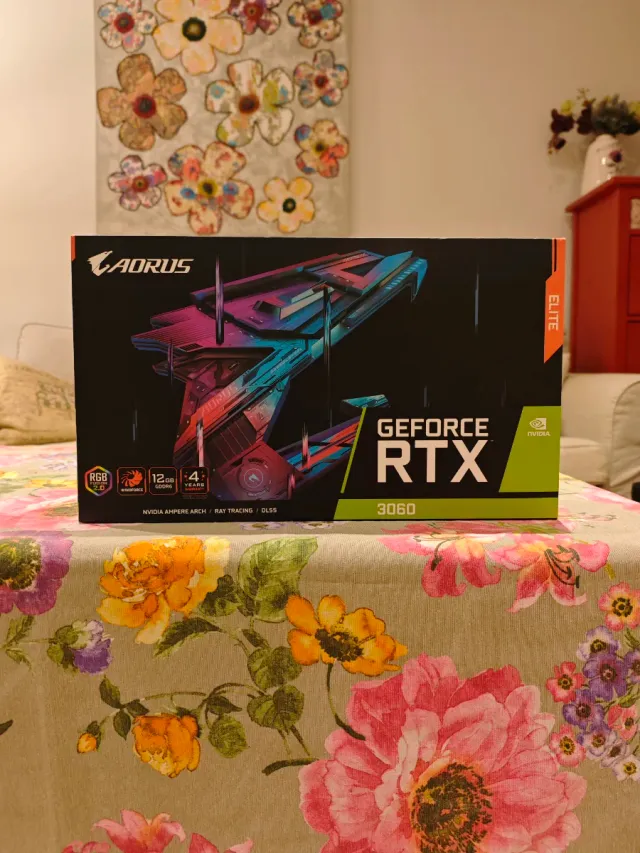 Tarjeta Gráfica AORUS RTX 3060 ELITE 12GB