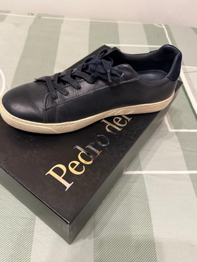 Zapatillas Pedro del Hierro Piel Azul