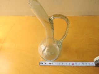 Vaso artigianale in vetro pulegoso - Modello 5