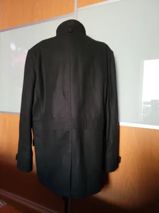 Parka Lana Zara Hombre Azul Oscuro Talla XL