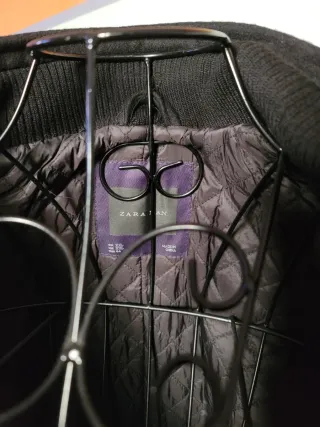 Parka Lana Zara Hombre Azul Oscuro Talla XL