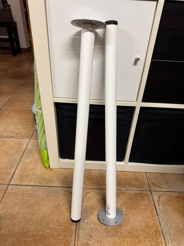 Gambe Adil Ikea in metallo bianco (2)