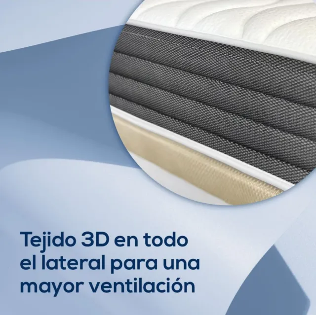 Colchón 90x180 de 20cm Visco Nuevo