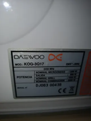 Microondas Daewoo
