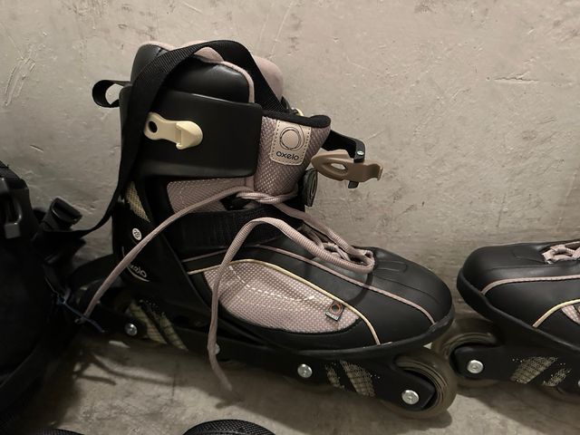 Kit Patines Línea Talla [44] + Protecciones