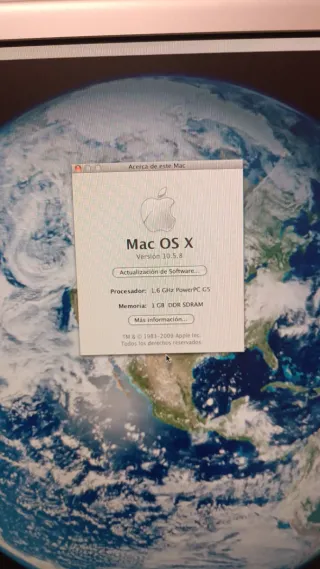 Torre Mac y Pantalla Apple Plata PowerPc G5