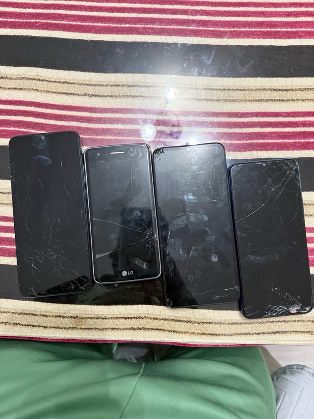 Lote 4 móviles LG, Redmi, Vivo funcionan todos
