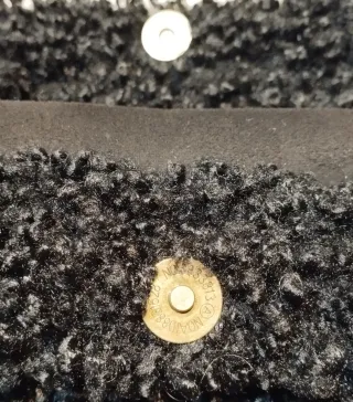 Bolso pelo borreguito negro