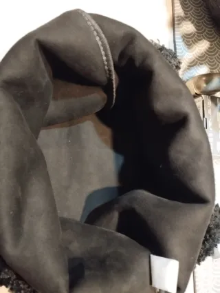 Bolso pelo borreguito negro