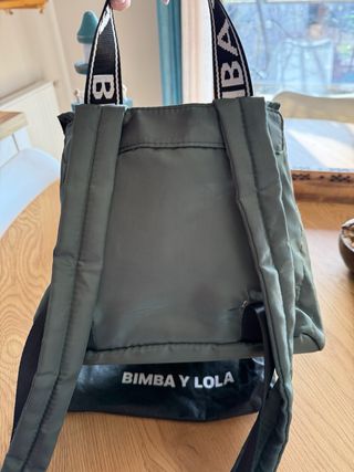 Mochila Bimba y Lola verde y multicolor