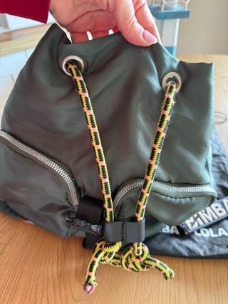 Mochila Bimba y Lola verde y multicolor