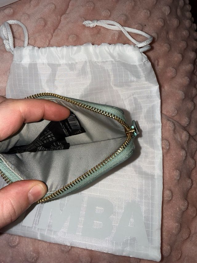 Bimba y Lola Tarjetero Verde Cocodrilo