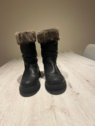 Botas Panama Jack piel negra forradas 40