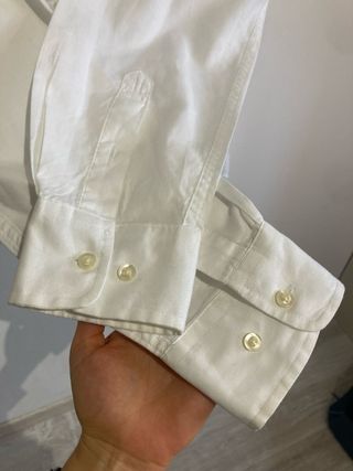 Tommy Hilfiger Camicia Bianca Uomo M - 100% Cotone