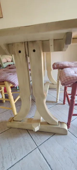 Tavolo Fratino Anticato Legno