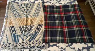 Bufandas de lana con flecos