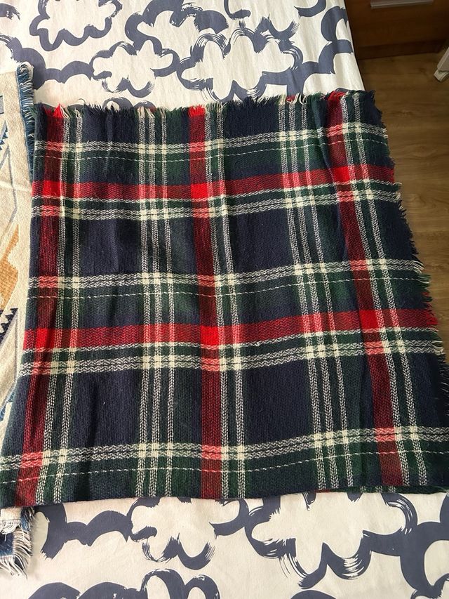 Bufandas de lana con flecos