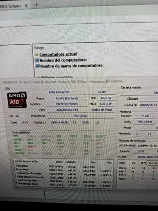 PC HP Pavilion AMD A10 4.3GHz 16GB RAM 240GB SSD