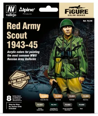 Vallejo Alpine Red Army Scout + Figura