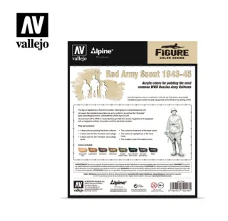 Vallejo Alpine Red Army Scout + Figura