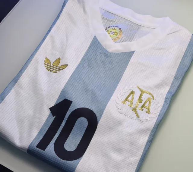 Camiseta Fútbol Argentina 10 Talla L
