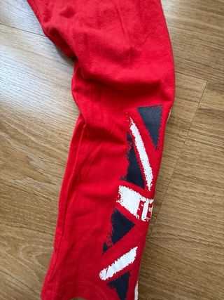 Leggings niña rojo Union Jack