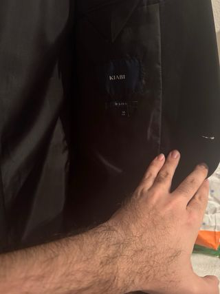 Americana Kiabi Negra Talla 58