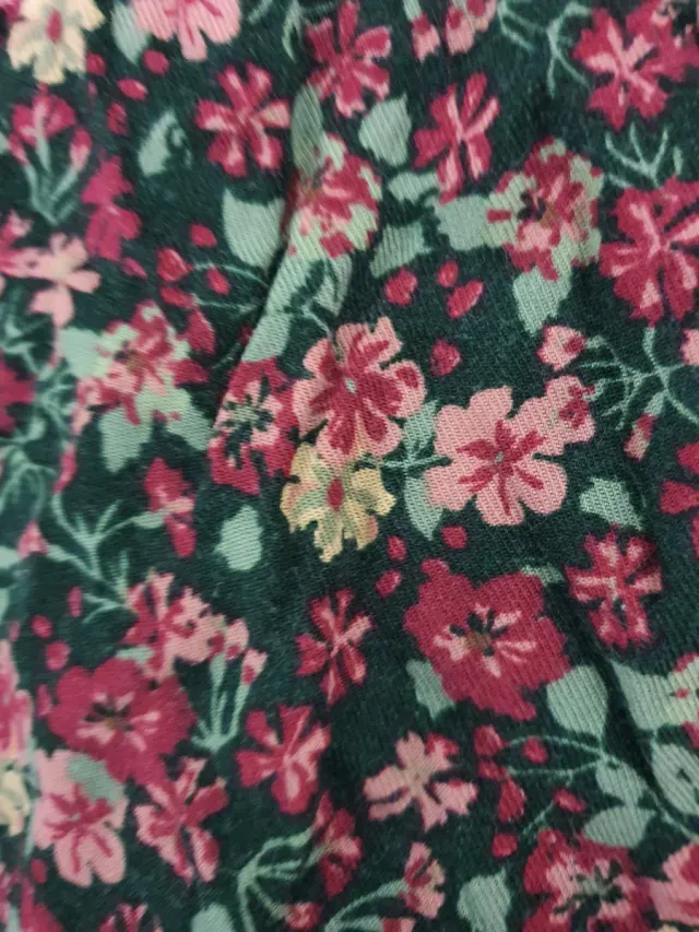 Vestido largo estampado floral