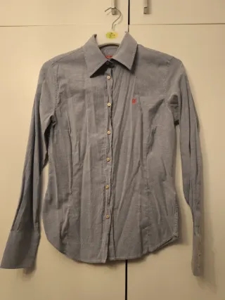 Camisa Carolina Herrera Gris Talla M