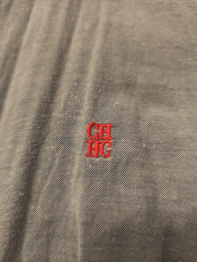 Camisa Carolina Herrera Gris Talla M