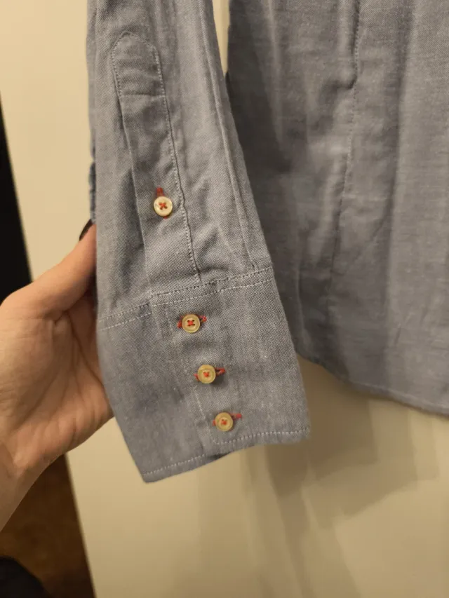 Camisa Carolina Herrera Gris Talla M