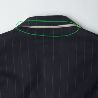 Giacca Blazer Brunello Cucinelli Blu righe tg 58