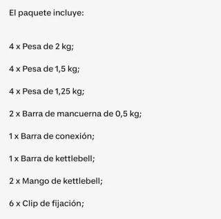 Kit Mancuernas Ajustables Pesos