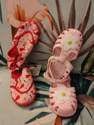 Aquashoes y Cangrejeras niña.