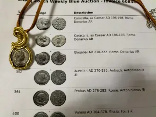 Ciondolo con Denario Romano