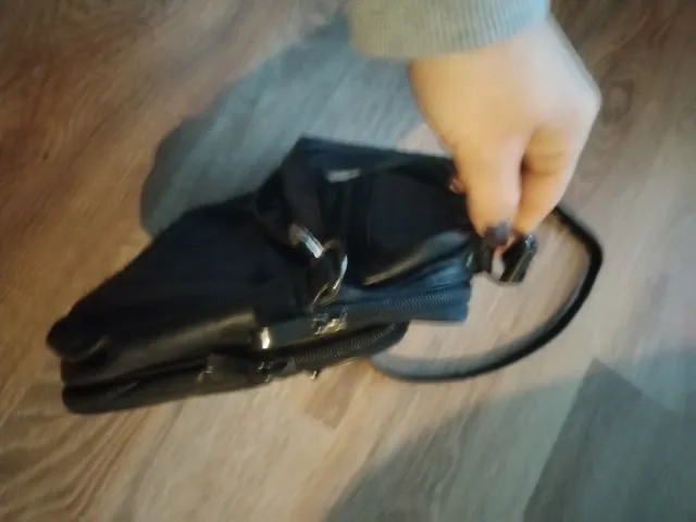 Bolso bandolera hombre negro