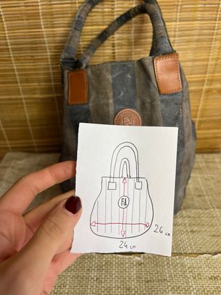 Borsa Fendi Palazzo Bucket Pelle