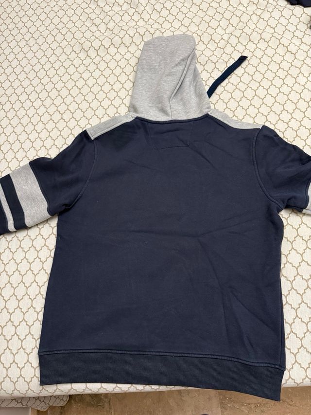 Sudadera Teckel 1986 Azul y Gris Algodón