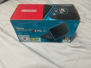 Nintendo 2DS XL Negra/Azul + 10 Juegos