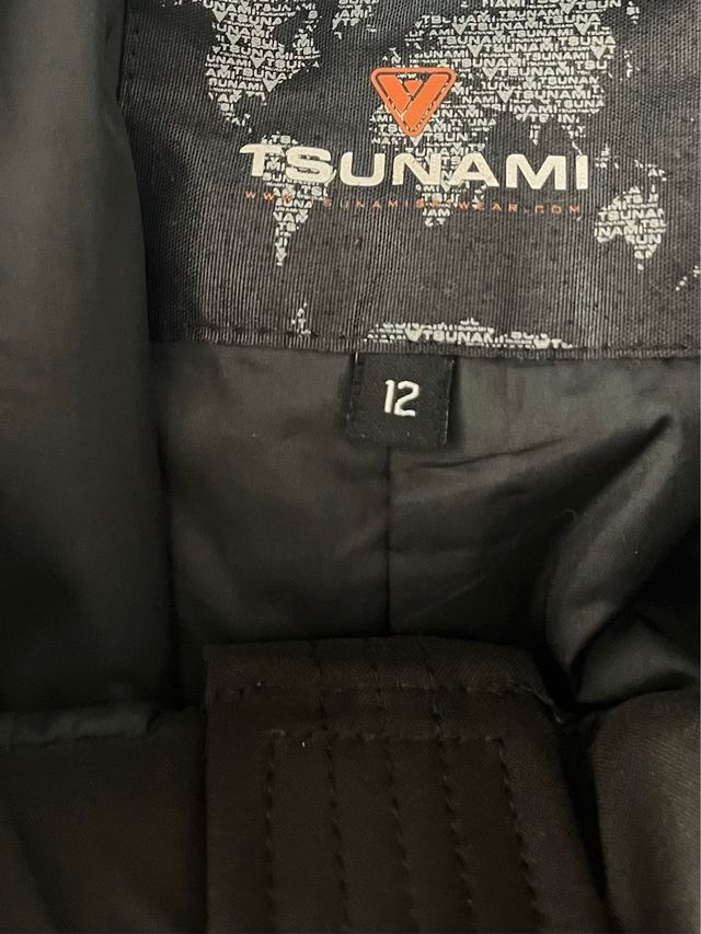 Tsunami: Pantalón esquí T12 negro