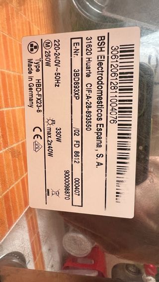 Campana Extractora Balay 90cm Acero Inox